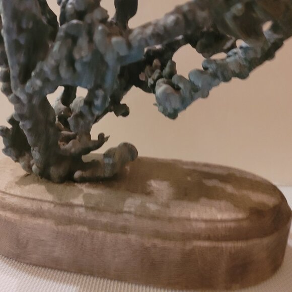 UNIQUE ORGANIC PIECE OF ART! Cast Bronze Ant Hill Sculpture - VINTAGE- BRUTALIST - Picture 3 of 16
